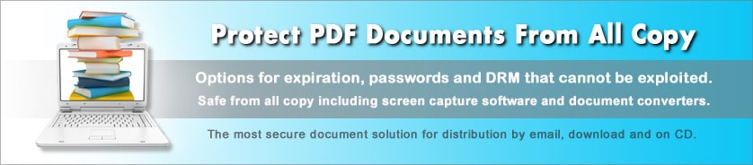 DRM protect PDF from sharing and unauthorized distribution