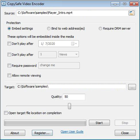 CopySafe Video Encoder