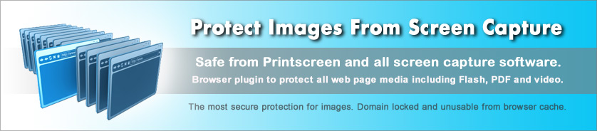 Copy Protect Web Pages and Images from Screen Capture