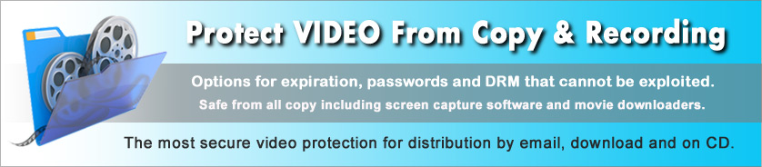 Digital Rights Management (DRM) for video and movies
